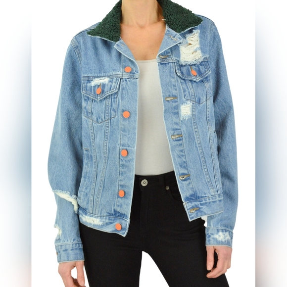 NWT Le Detresse denim jacket - Picture 1 of 8